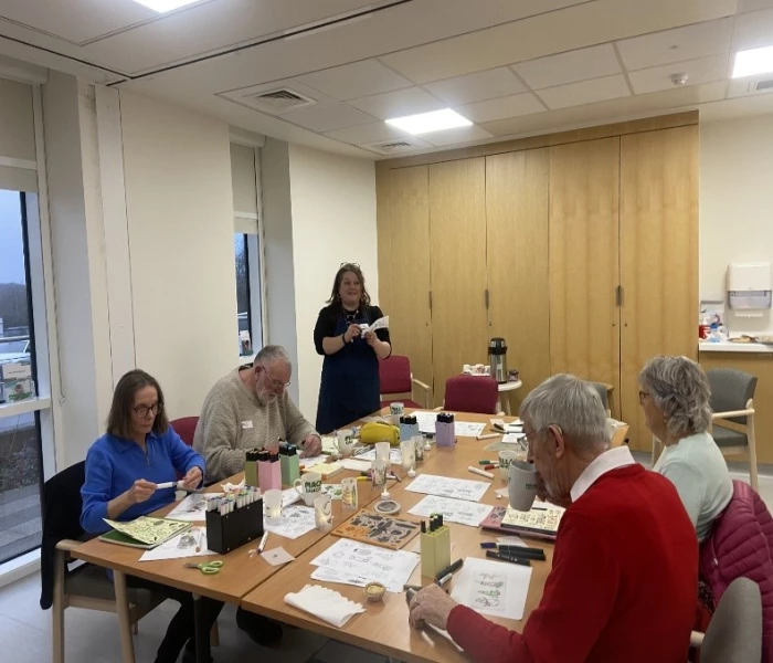 The H-Connect Project awards the Carer Friendly Award to the MacMillan Unit (Chesterfield Royal Hospital)